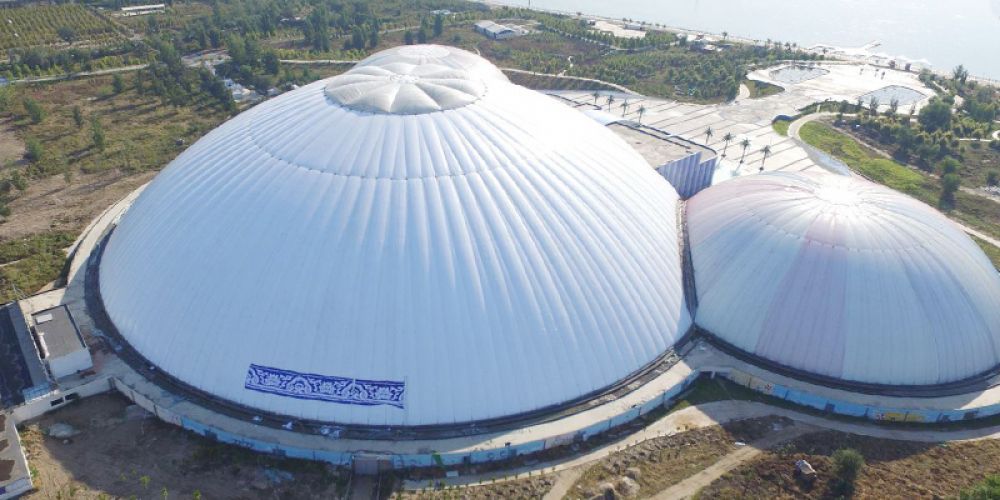 气膜建筑的基础锚固