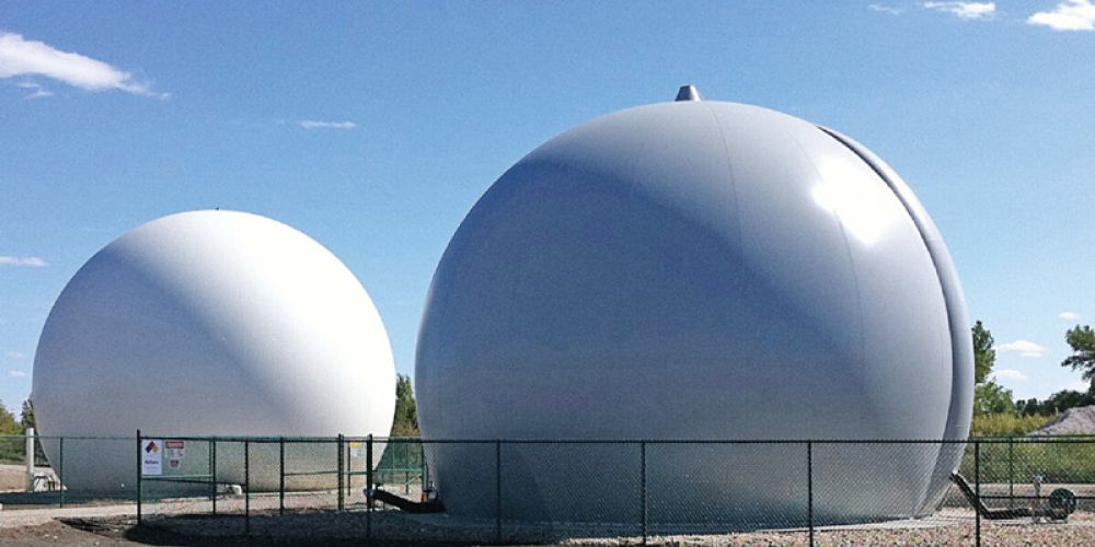 双膜气柜的材质和生产及生产设备详解